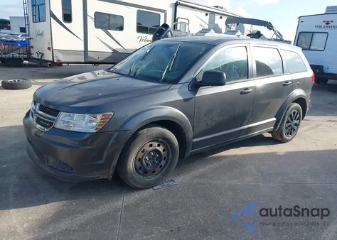 2014 Dodge Journey American Value Pkg from USA, damaged, VIN 3C4PDCAB4ET216660